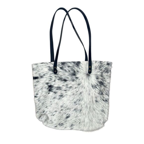Hawks and Doves Cowhide Leather Shoulder Bag - Picture 1 of 8